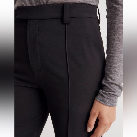 NWT Madewell The Petite Fairbanks Pant in True Black Size 6P - Picture 3 of 16